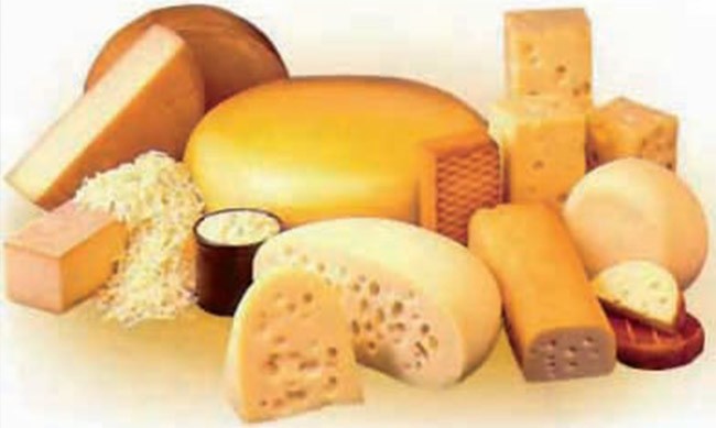 Coverage for cheeses